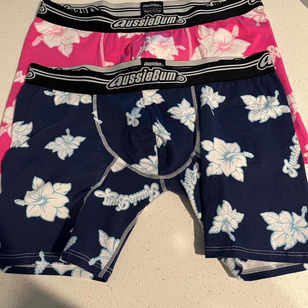 AussieBum men’s underwear( one pink the other blue )